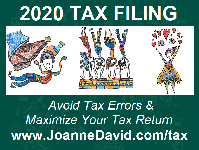 2020 Tax Filling Services by Joanne David